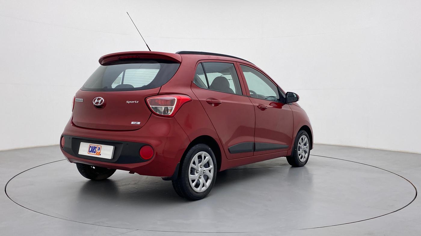 2019 Hyundai Grand i10 SPORTZ 1.2 KAPPA VTVT, Petrol, Manual, 28,223 km, Right Back Diagonal