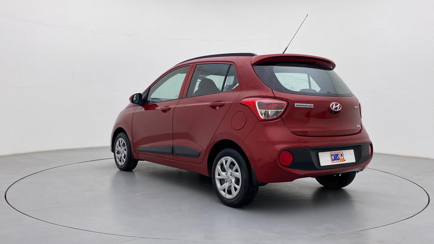 2019 Hyundai Grand i10 SPORTZ 1.2 KAPPA VTVT, Petrol, Manual, 28,223 km, Left Back Diagonal