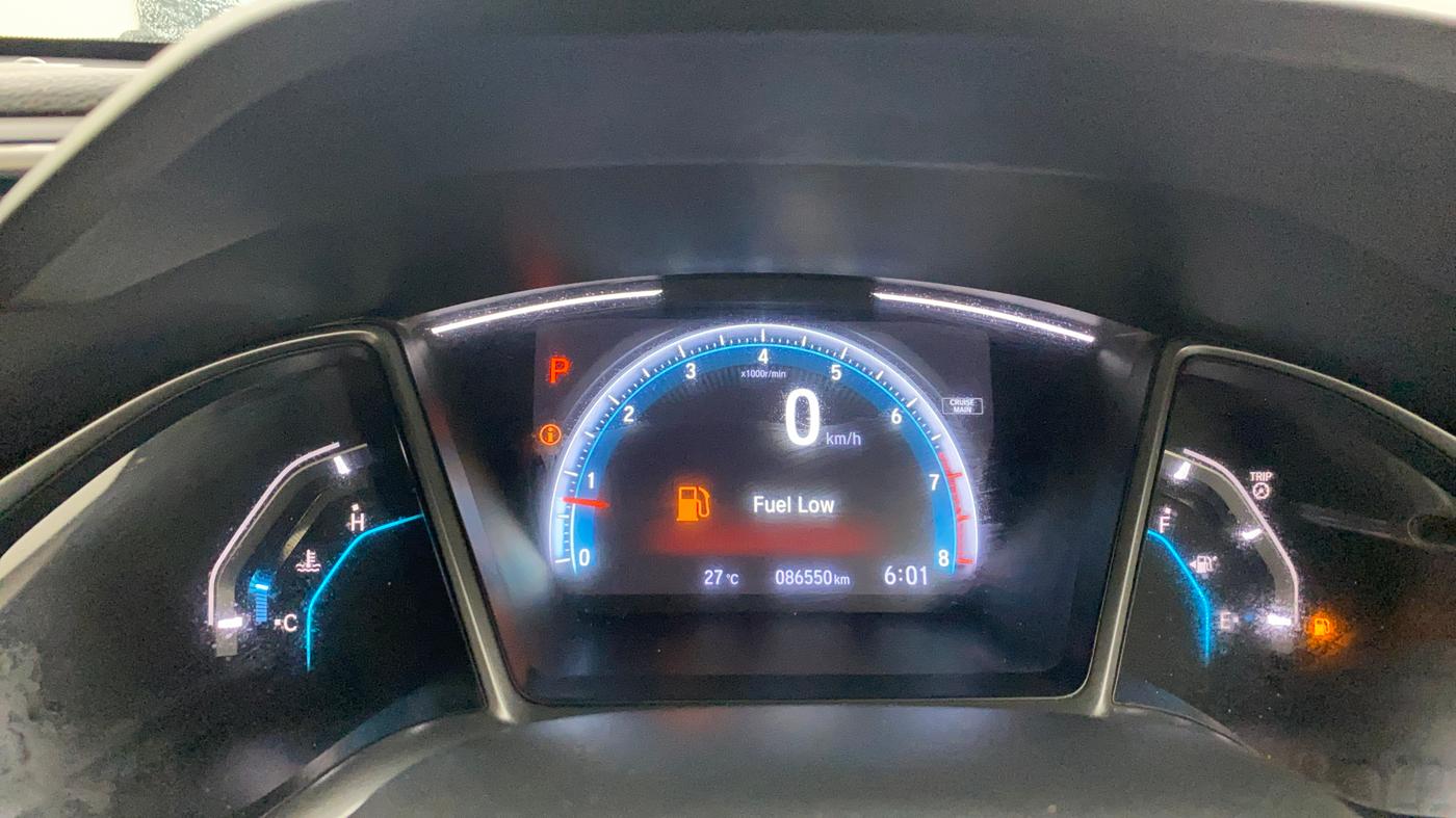 2019 Honda Civic 1.8L I-VTEC ZX CVT, Petrol, Automatic, 86,549 km, Odometer Image