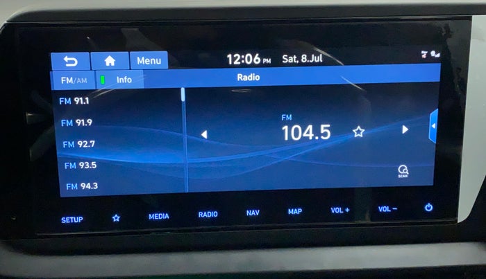 2022 Hyundai NEW I20 ASTA (O) 1.2 MT, Petrol, Manual, 17,823 km, Infotainment System