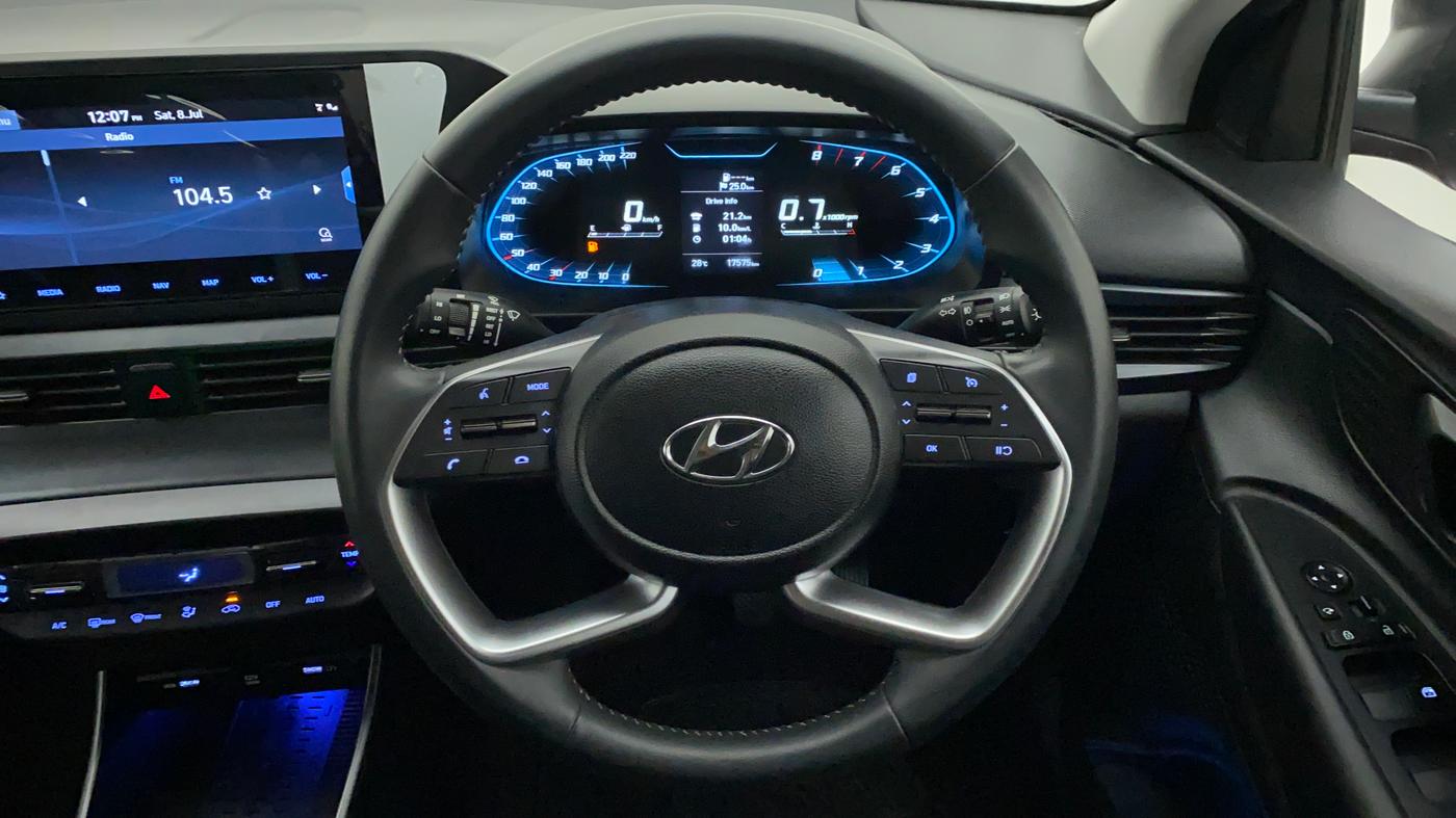 2022 Hyundai NEW I20 ASTA (O) 1.2 MT, Petrol, Manual, 17,823 km, Steering Wheel Close Up