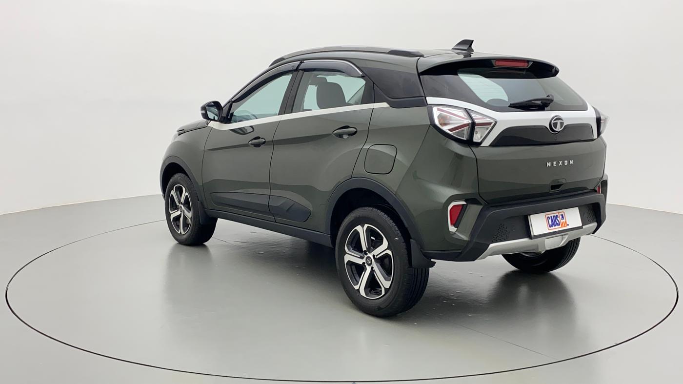 2021 Tata NEXON XZ+ 1.5, Diesel, Manual, 7,623 km, Left Back Diagonal