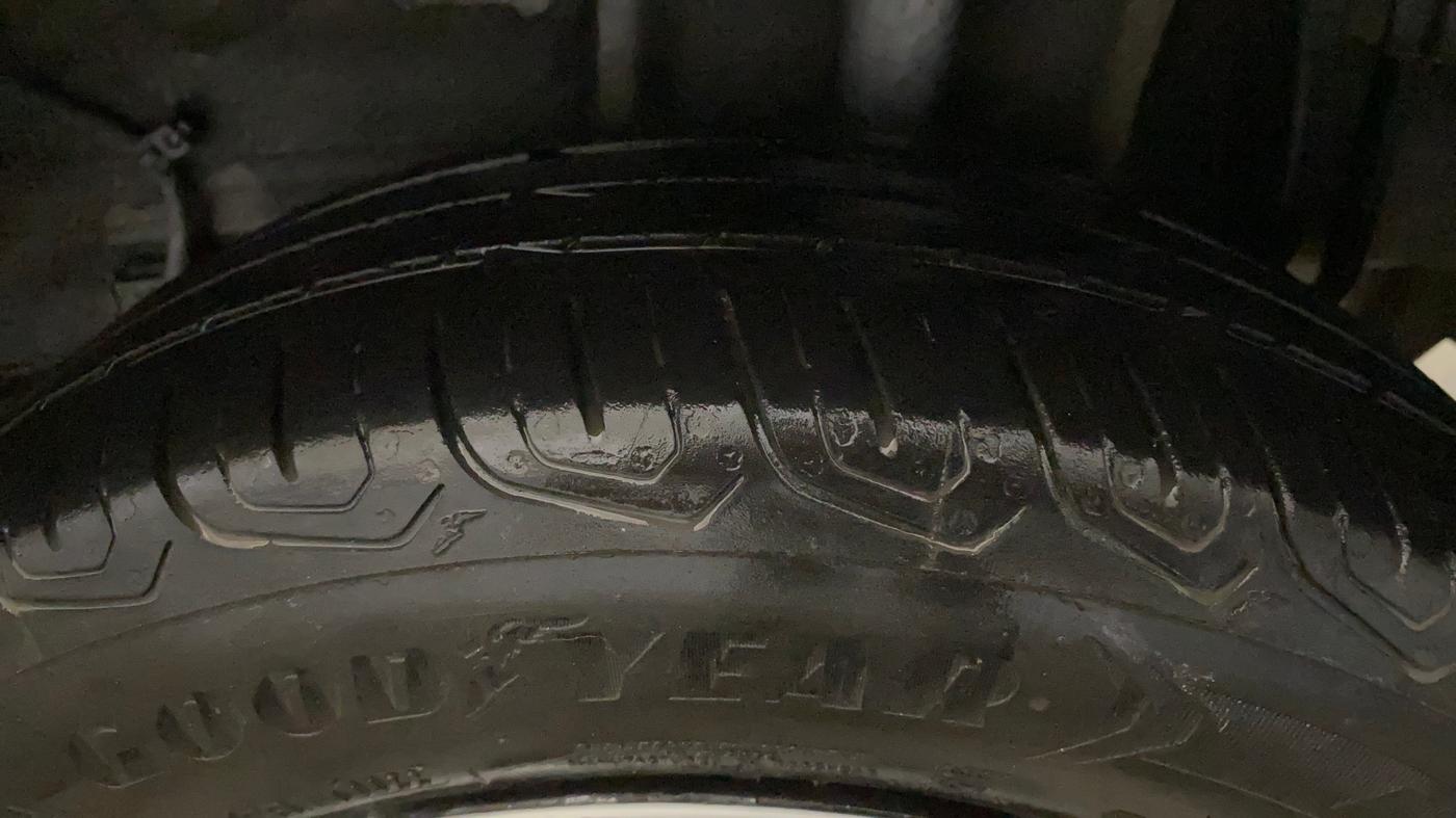 2022 Tata Tiago XZ PLUS CNG, CNG, Manual, 47,180 km, Left Rear Tyre Tread