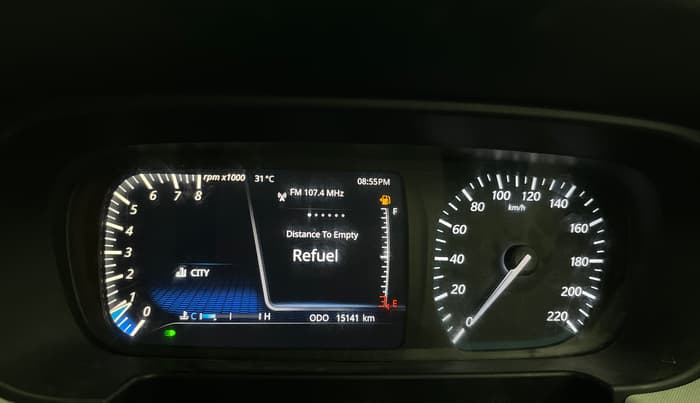 2023 Tata PUNCH CREATIVE  MT, Petrol, Manual, 15,089 km, Odometer Image