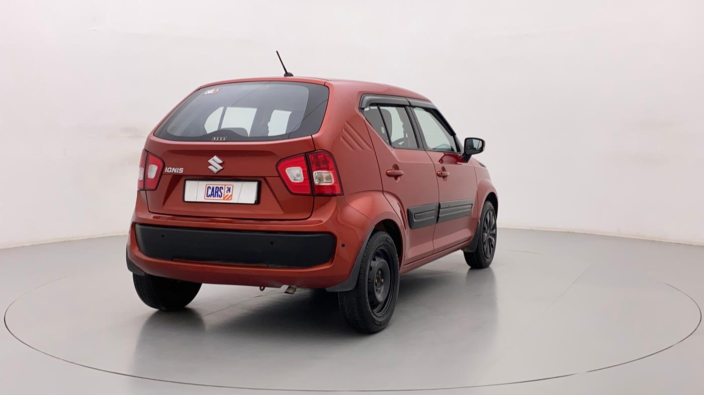 2017 Maruti IGNIS DELTA 1.2, Petrol, Manual, 1,04,359 km, Right Back Diagonal