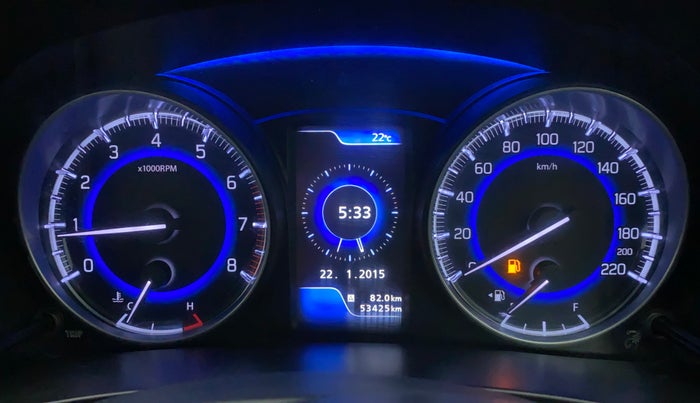 2017 Maruti Baleno ZETA PETROL 1.2, Petrol, Manual, 53,013 km, Odometer Image