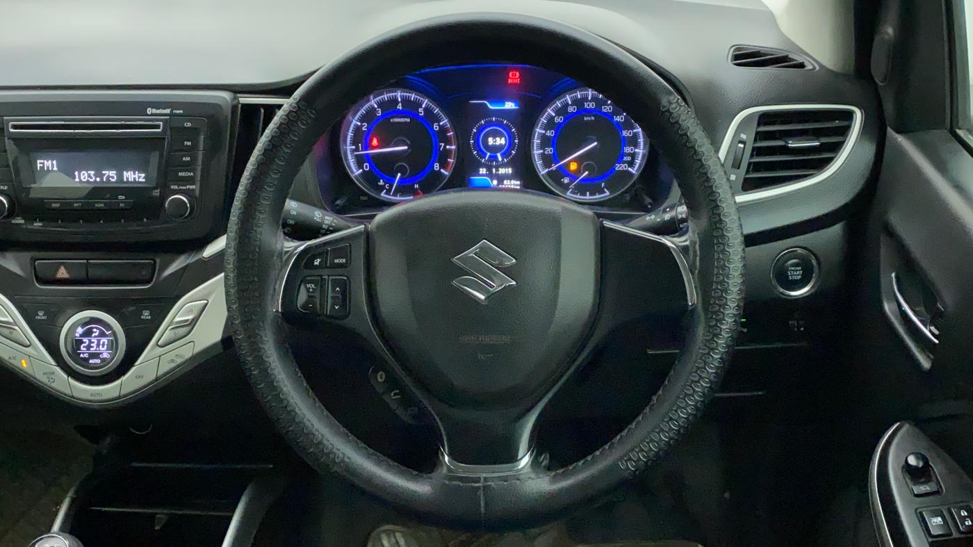 2017 Maruti Baleno ZETA PETROL 1.2, Petrol, Manual, 53,013 km, Steering Wheel Close Up