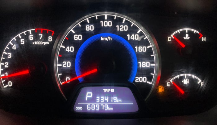2017 Hyundai Grand i10 MAGNA AT 1.2 KAPPA VTVT, Petrol, Automatic, 68,959 km, Odometer Image