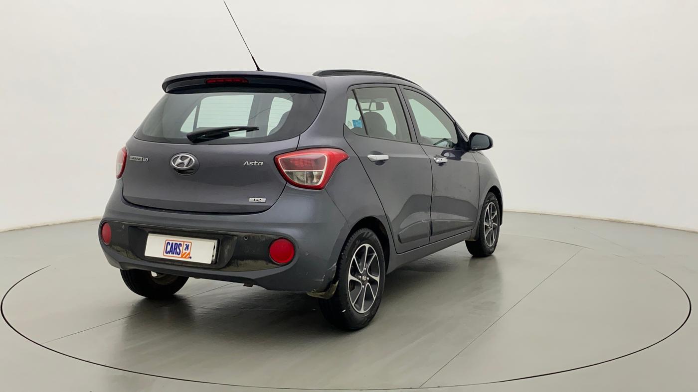 2017 Hyundai Grand i10 ASTA 1.2 KAPPA VTVT, Petrol, Manual, 77,972 km, Right Back Diagonal