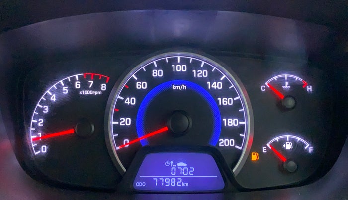 2017 Hyundai Grand i10 ASTA 1.2 KAPPA VTVT, Petrol, Manual, 77,972 km, Odometer Image