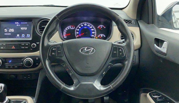 2017 Hyundai Grand i10 ASTA 1.2 KAPPA VTVT, Petrol, Manual, 77,972 km, Steering Wheel Close Up