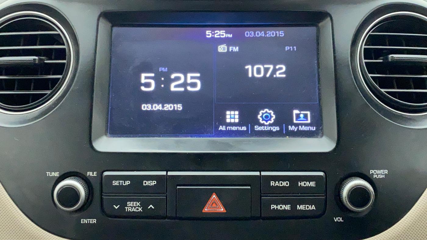 2017 Hyundai Grand i10 ASTA 1.2 KAPPA VTVT, Petrol, Manual, 77,972 km, Infotainment System