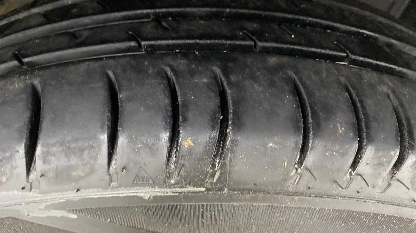 2016 Datsun Go Plus A, Petrol, Manual, 70,236 km, Right Front Tyre Tread