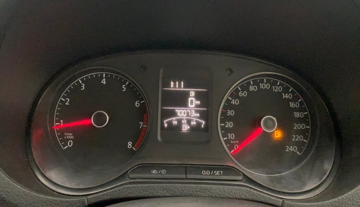 2017 Volkswagen Polo COMFORTLINE 1.2L, Petrol, Manual, 70,060 km, Odometer Image