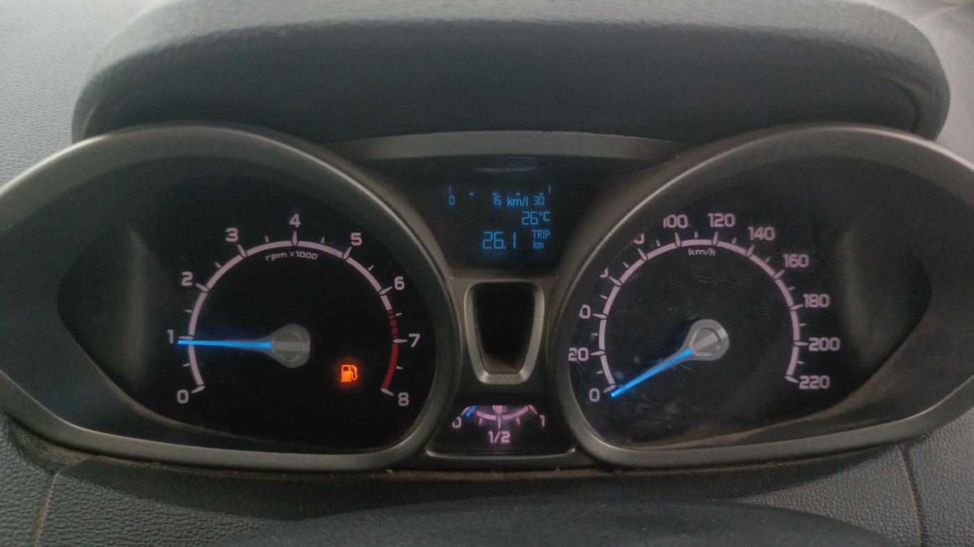 2013 Ford Ecosport TITANIUM 1.5L PETROL, Petrol, Manual, 1,26,348 km, Odometer Image