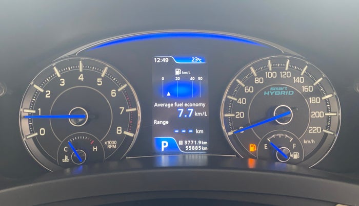 2021 Maruti Ciaz ZETA AT 1.5  SHVS PETROL, Petrol, Automatic, 55,847 km, Odometer Image