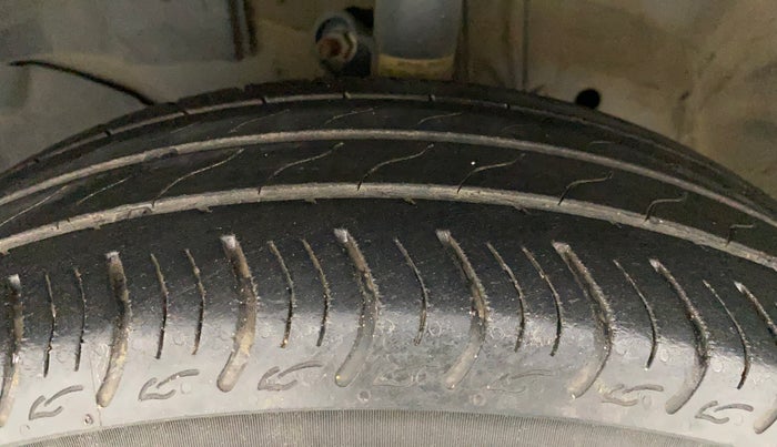 2020 Honda Amaze 1.2L I-VTEC VX CVT, Petrol, Automatic, 44,386 km, Left Front Tyre Tread