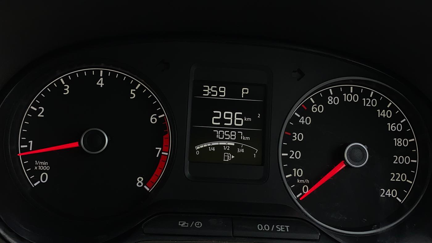 2018 Volkswagen Vento 1.2 TSI HIGHLINE PLUS AT, Petrol, Automatic, 70,740 km, Odometer Image