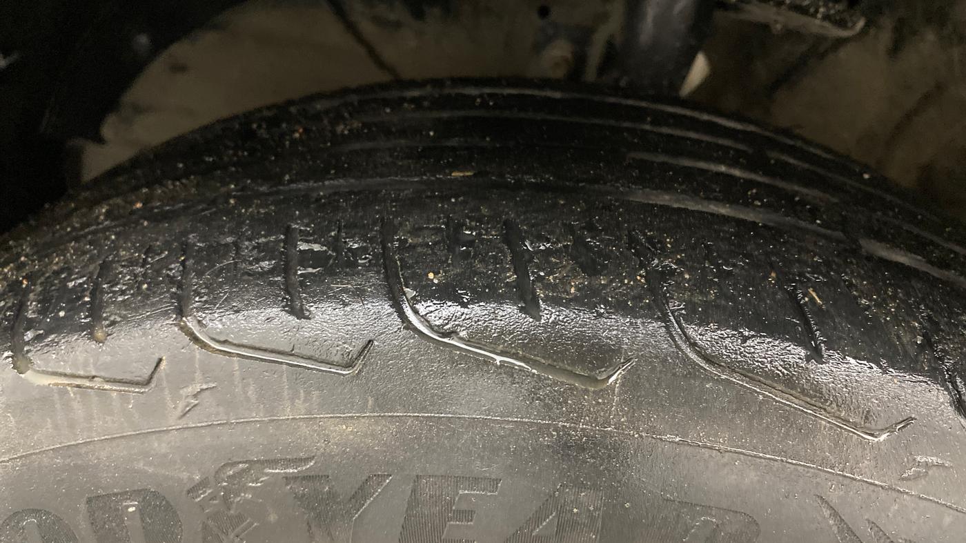 2024 Maruti FRONX SIGMA 1.2 MT, Petrol, Manual, 70,583 km, Left Front Tyre Tread