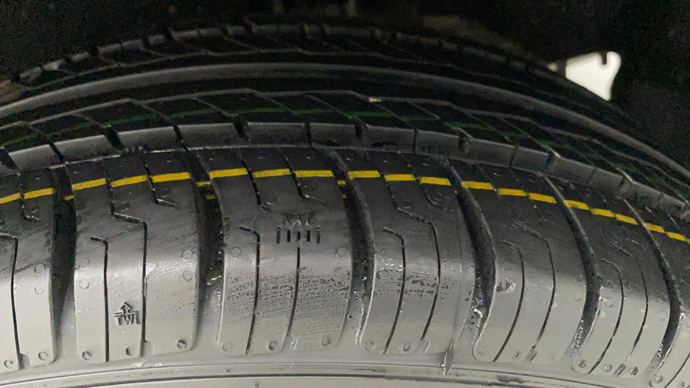 2017 Maruti Baleno DELTA CVT PETROL 1.2, Petrol, Automatic, 50,509 km, Left Rear Tyre Tread