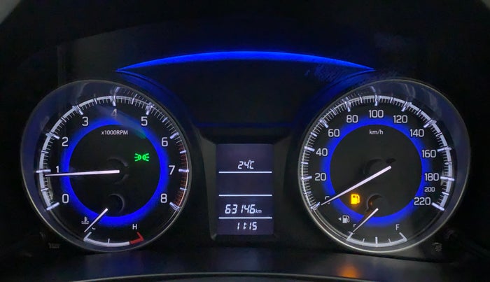 2016 Maruti Baleno DELTA PETROL 1.2, Petrol, Manual, 63,146 km, Odometer Image