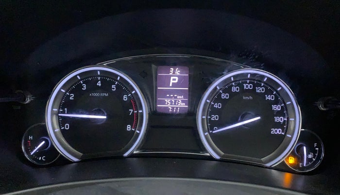 2017 Maruti Ciaz ALPHA  AT 1.4  PETROL, Petrol, Automatic, 75,757 km, Odometer Image