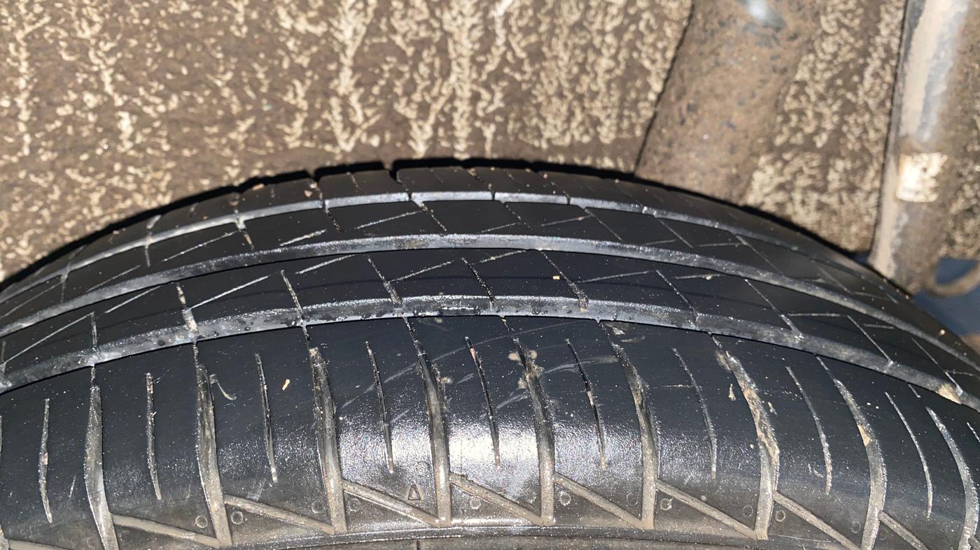 2025 Maruti S PRESSO VXI(O) S-CNG, CNG, Manual, 22,757 km, Left Rear Tyre Tread