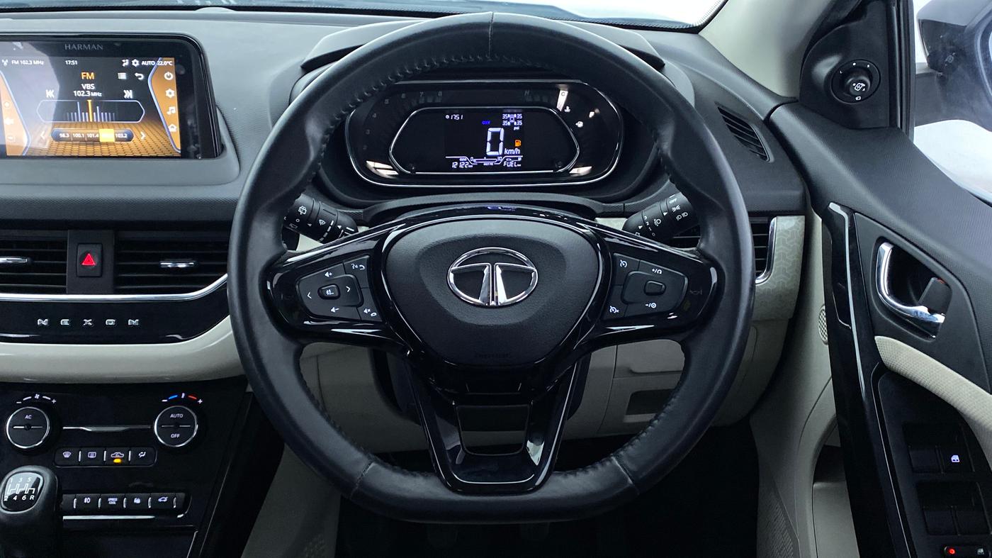 2021 Tata NEXON XZ+ SUNROOF 1.2 RTN, Petrol, Manual, 12,159 km, Steering Wheel Close Up