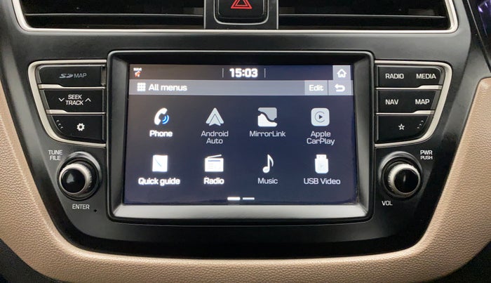 2020 Hyundai Elite i20 1.2 SPORTS PLUS VTVT, Petrol, Manual, 43,723 km, Infotainment System