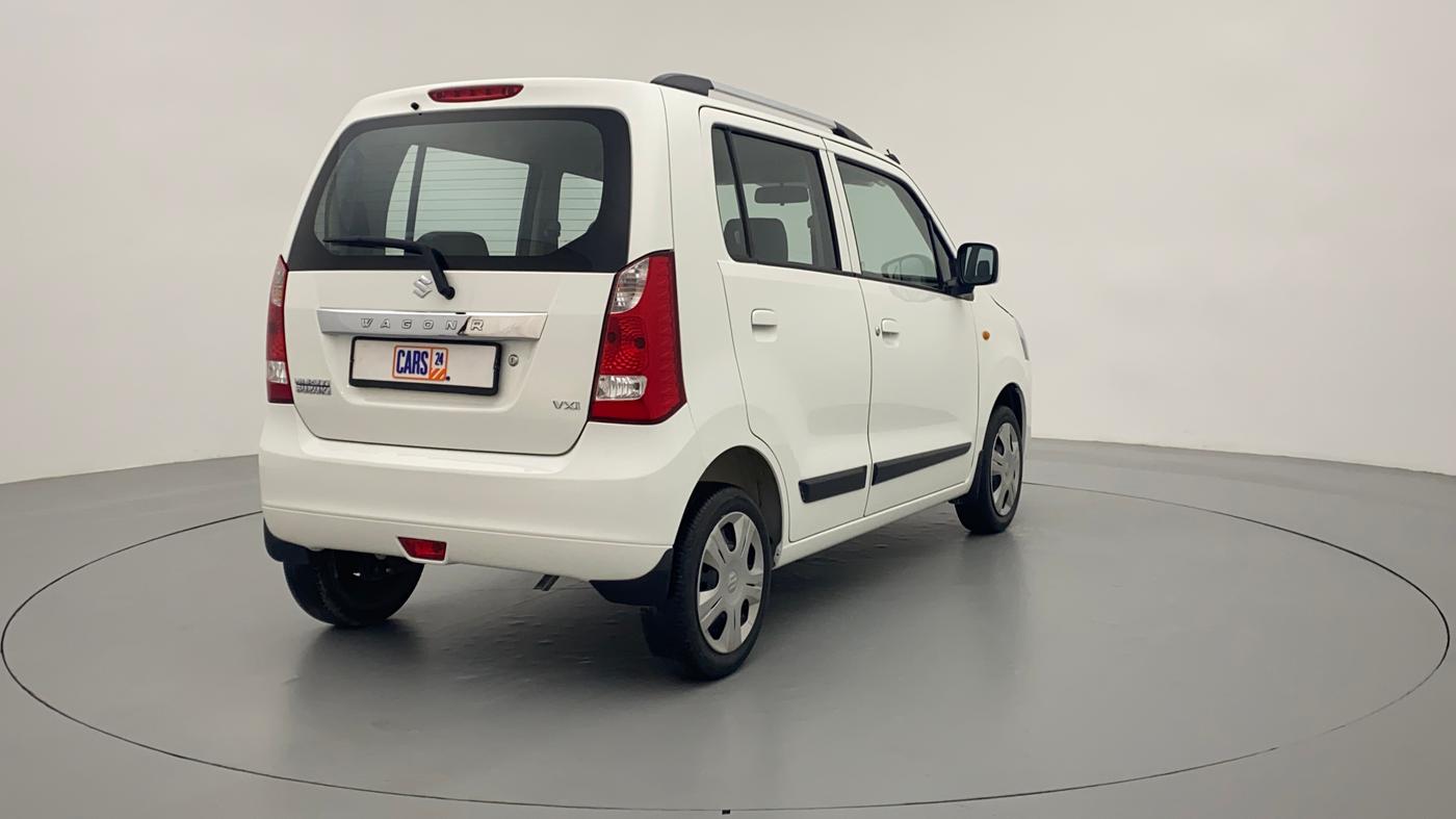 2016 Maruti Wagon R 1.0 VXI AMT, Petrol, Automatic, 27,300 km, Right Back Diagonal (45- Degree) View