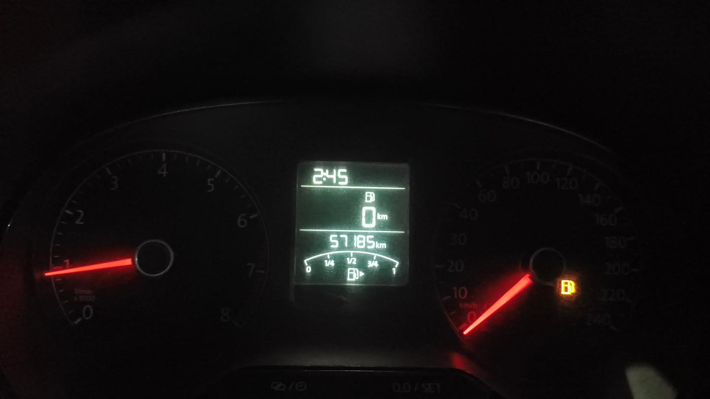 2016 Volkswagen Polo HIGHLINE1.2L, Petrol, Manual, 57,185 km, Odometer Image