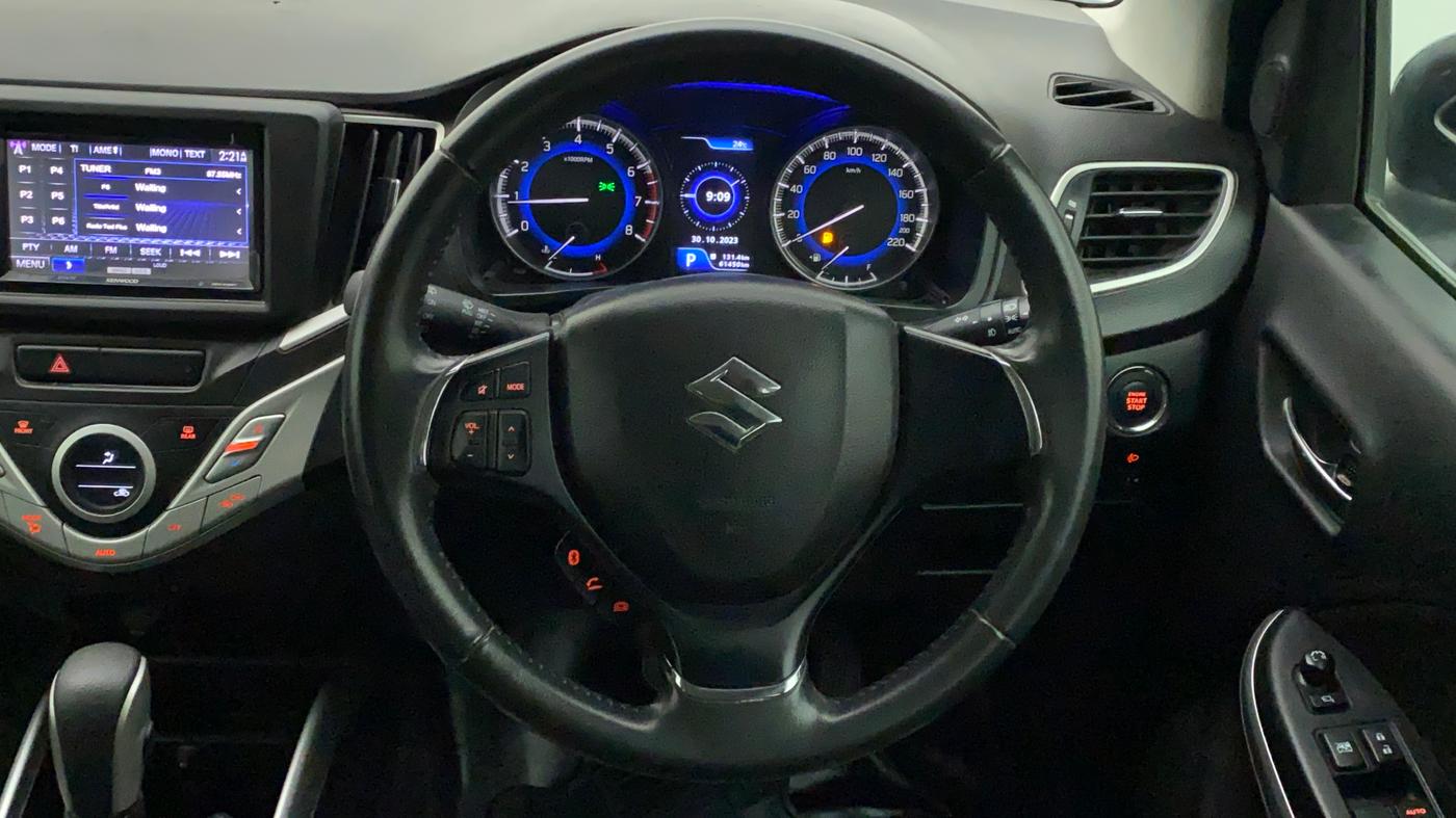 2018 Maruti Baleno ZETA CVT PETROL 1.2, Petrol, Automatic, 61,450 km, Steering Wheel Close Up