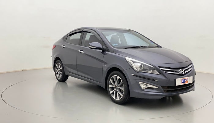 2016 Hyundai Verna FLUIDIC 1.6 SX VTVT, Petrol, Manual, 85,892 km, Right Front Diagonal