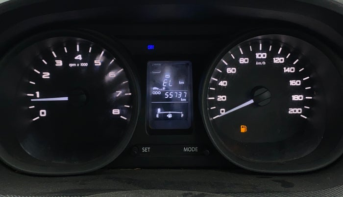 2016 Tata Tiago XM PETROL, Petrol, Manual, 55,733 km, Odometer Image