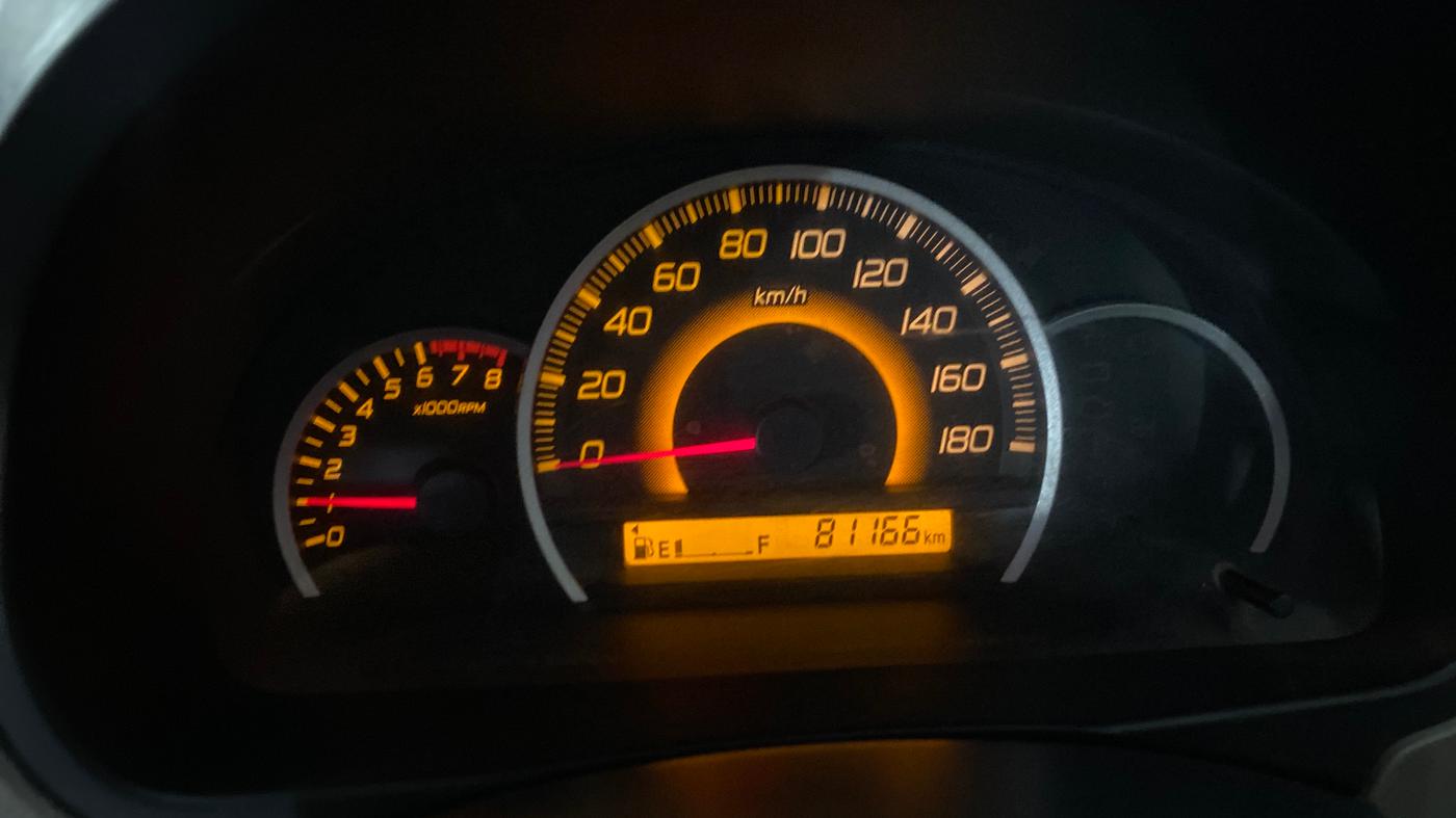 2014 Maruti Wagon R 1.0 VXI, Petrol, Manual, 81,173 km, Odometer Image