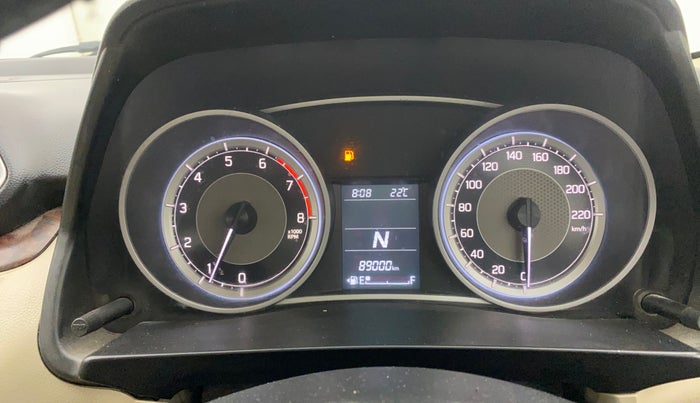 2019 Maruti Dzire VXI AMT, Petrol, Automatic, 89,000 km, Odometer Image
