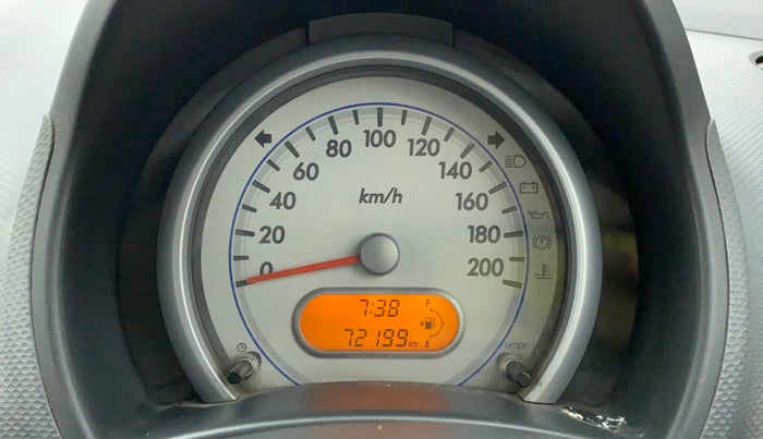 2010 Maruti Ritz LXI, Petrol, Manual, 72,199 km, Odometer Image