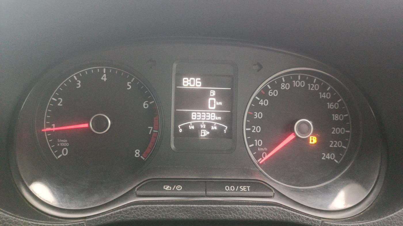 2018 Volkswagen Polo COMFORTLINE 1.0L MPI, Petrol, Manual, 83,337 km, Odometer Image