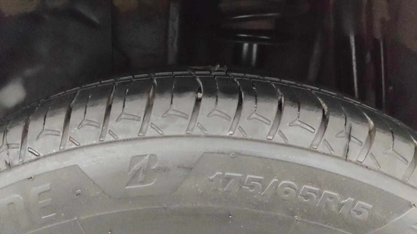 2020 Tata TIGOR XZA PLUS PETROL, Petrol, Automatic, 54,204 km, Left Rear Tyre Tread