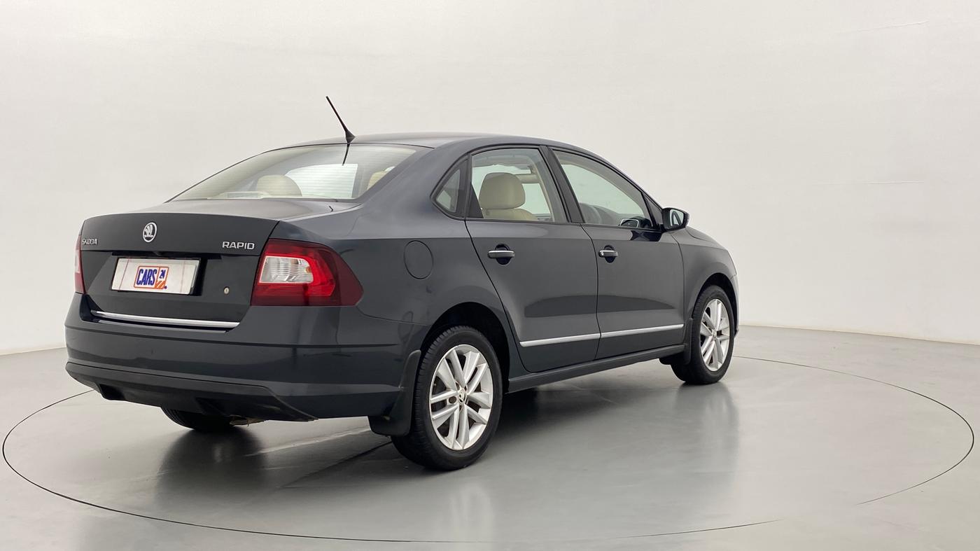 2018 Skoda Rapid 1.6 MPI STYLE AT, Petrol, Automatic, 55,226 km, Right Back Diagonal