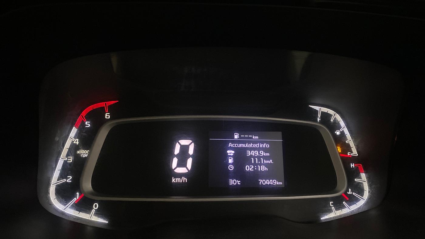 2020 KIA SONET HTX 1.5, Diesel, Manual, 70,428 km, Odometer Image