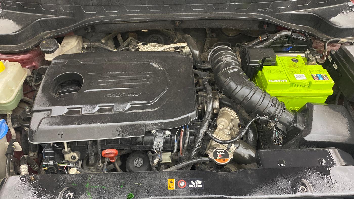 2020 KIA SONET HTX 1.5, Diesel, Manual, 70,428 km, Engine View