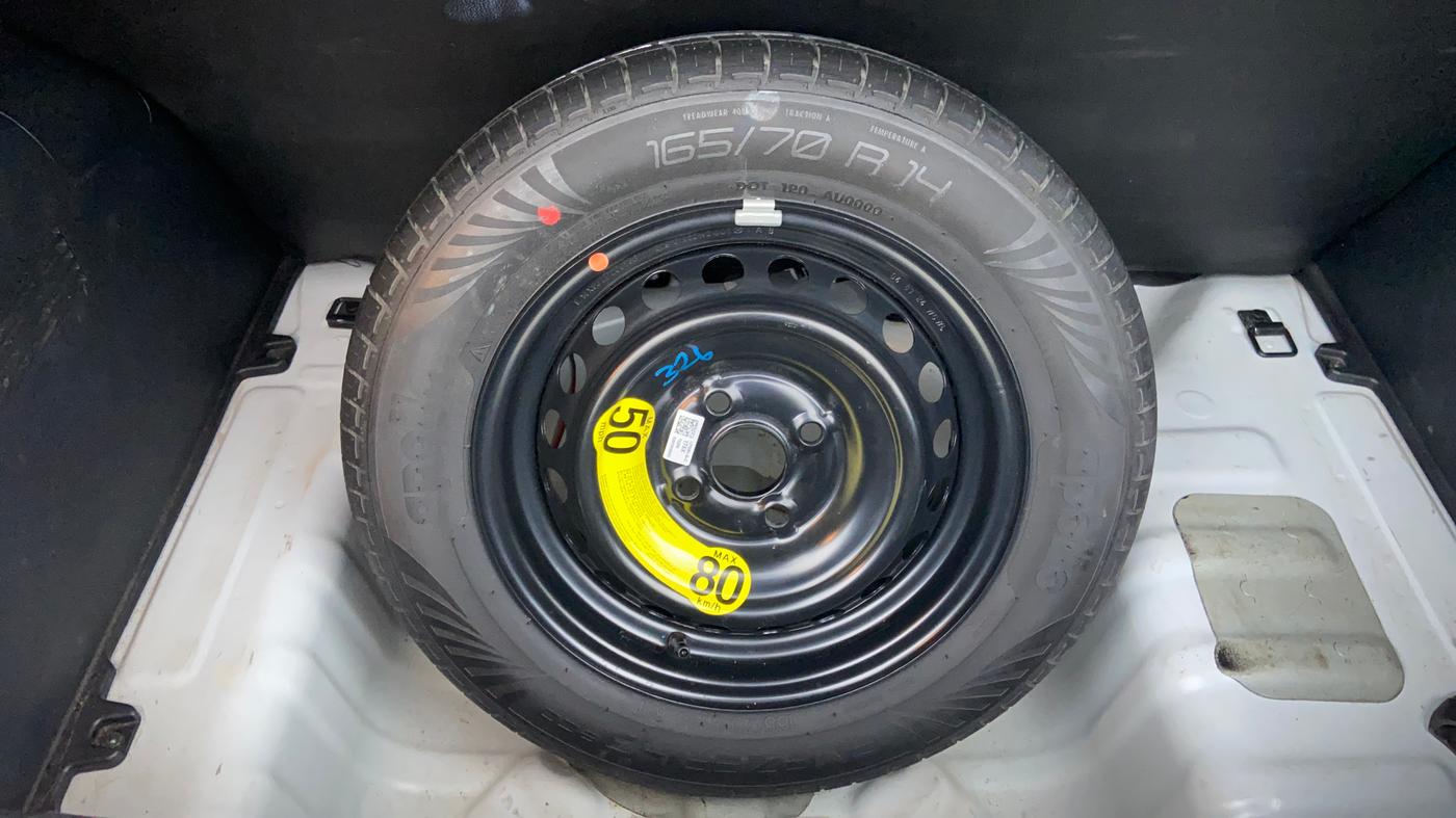 2024 Hyundai EXTER SX(O) CONNECT 1.2 AMT, Petrol, Automatic, 46,699 km, Spare Tyre