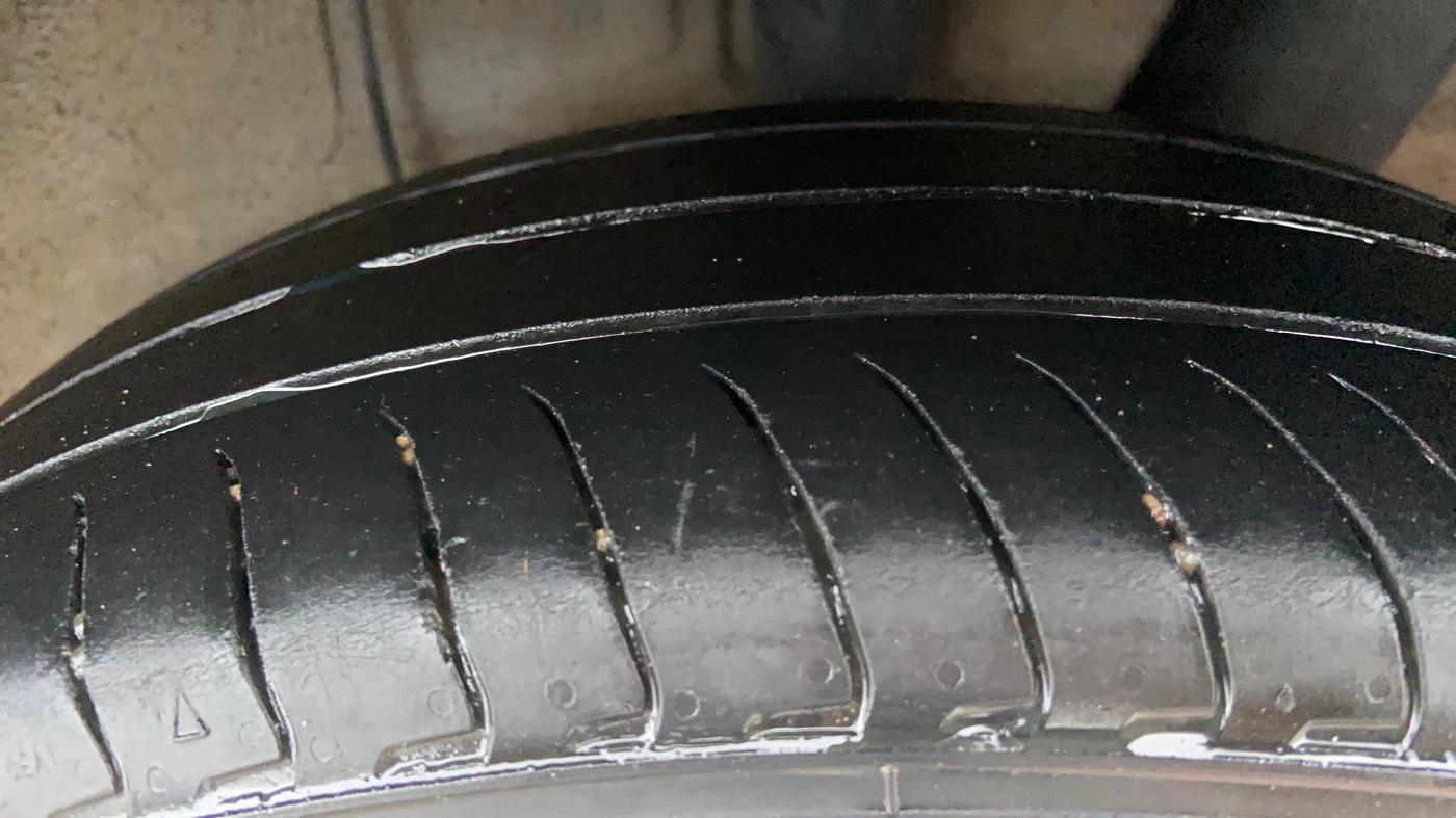 2024 Hyundai EXTER SX(O) CONNECT 1.2 AMT, Petrol, Automatic, 46,699 km, Left Rear Tyre Tread