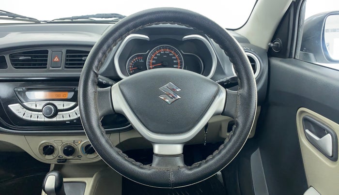 2015 Maruti Alto K10 VXI AMT P, Petrol, Automatic, 50,325 km, Steering Wheel Close Up