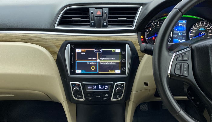 2019 Maruti Ciaz ALPHA 1.5 MT VTVT SHVS, Petrol, Manual, 60,489 km, Air Conditioner