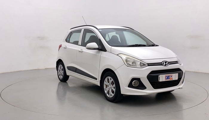2015 Hyundai Grand i10 SPORTZ 1.2 KAPPA VTVT, Petrol, Manual, 60,691 km, Right Front Diagonal