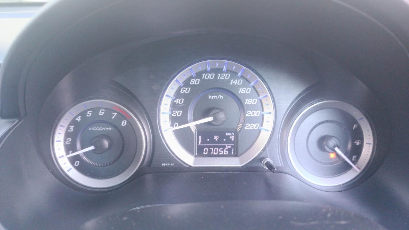 2013 Honda City 1.5L I-VTEC V MT, Petrol, Manual, 70,561 km, Odometer Image