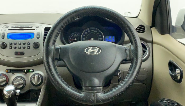 2012 Hyundai i10 SPORTZ 1.2 AT, Petrol, Automatic, 42,065 km, Steering Wheel Close Up