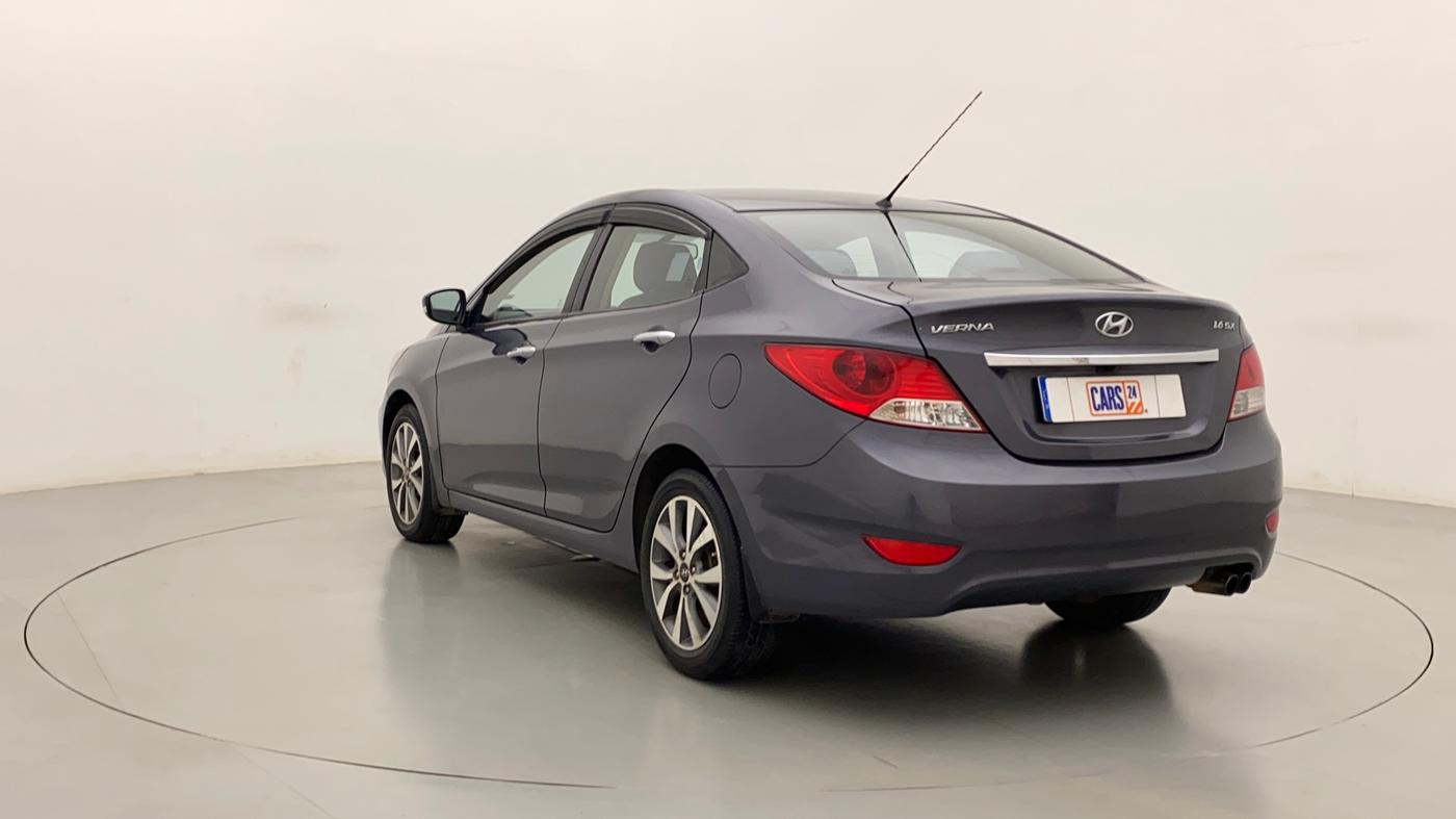 2014 Hyundai Verna FLUIDIC 1.6 CRDI SX, Diesel, Manual, 81,324 km, Left Back Diagonal